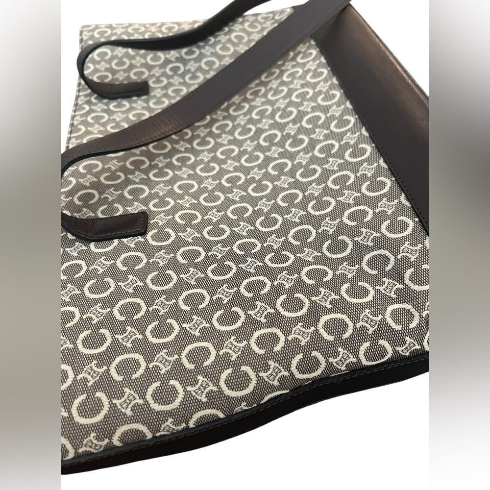 CELINE Macadam Tote with Leather Trim - Picture 12 of 13